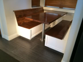 Window seating, banquettes, benches