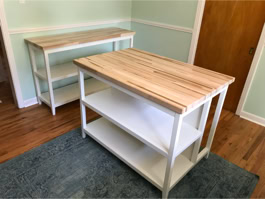 Custom designed, handcrafted window seats, banquettes, rockers