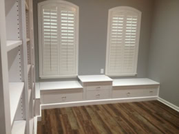 Custom designed, handcrafted window seats, banquettes, rockers