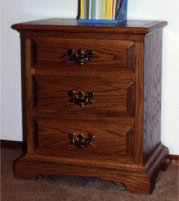 Handcrafted, custom design end tables, nightstands