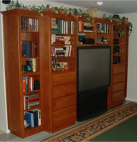 Custom, one-of-a-kind, entertainment and media furniture