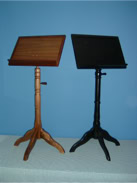 Custom, handcrafted music stands