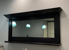 Custom, handcrafted, fireplace mantels