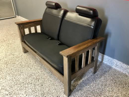 Custom designed, handcrafted window seats, banquettes, rockers