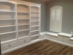 Bookshelves, display cabinets, media/entertainment centers, family room furniture