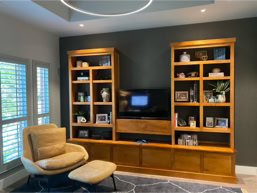 Custom, one-of-a-kind, entertainment and media furniture